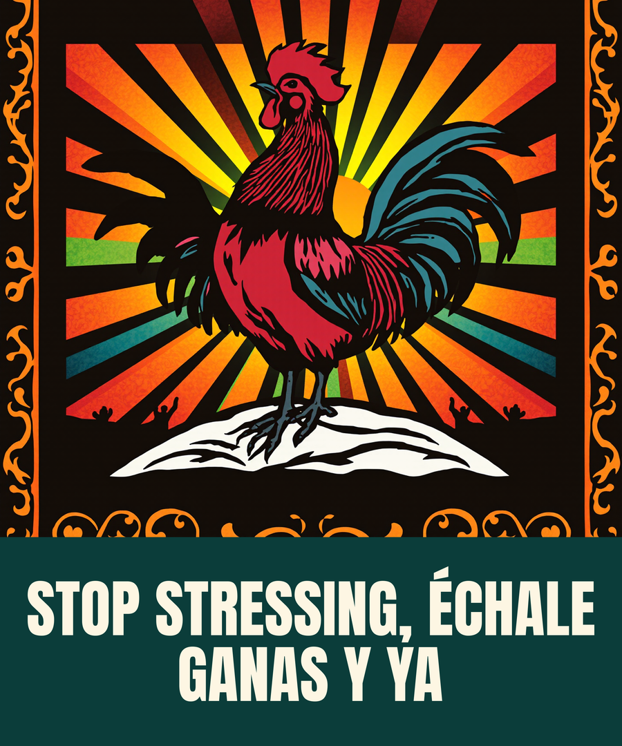 STOP STRESSING, ÉCHALE GANAS Y YA
