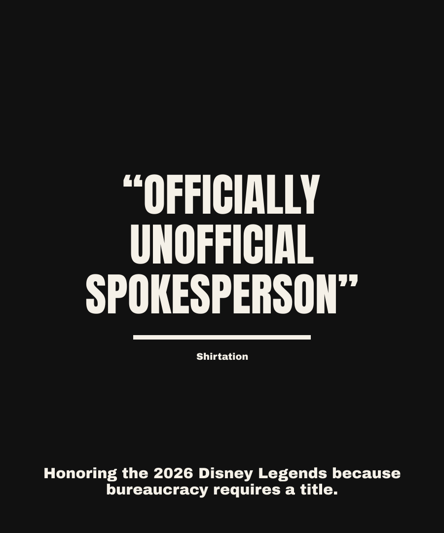 OFFICIALLY UNOFFICIAL SPOKESPERSON print detail