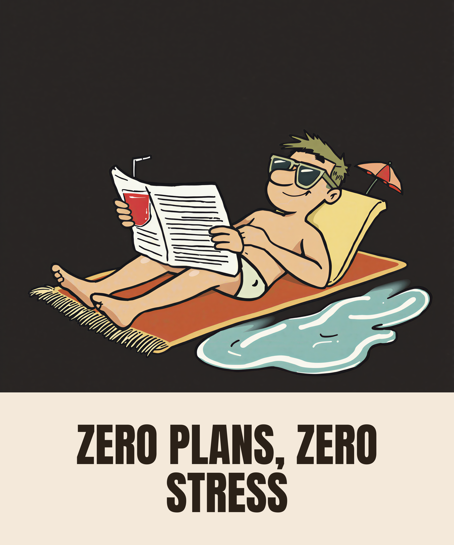 Zero Plans, Zero Stress