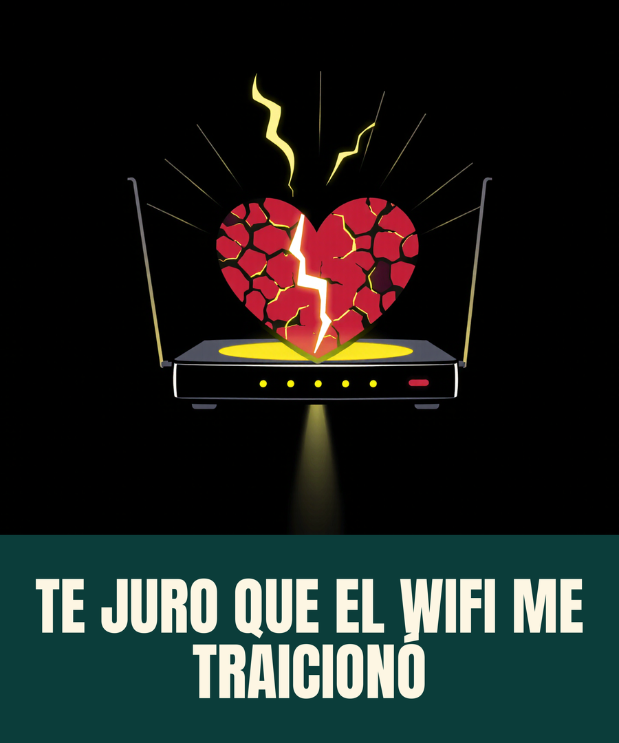TE JURO QUE EL WIFI ME TRAICIONÓ