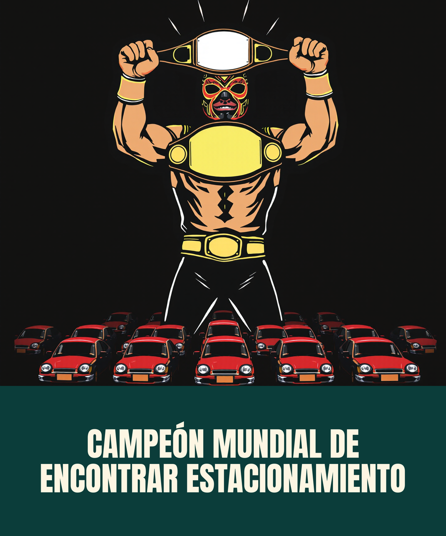 CAMPEÓN MUNDIAL DE ENCONTRAR ESTACIONAMIENTO